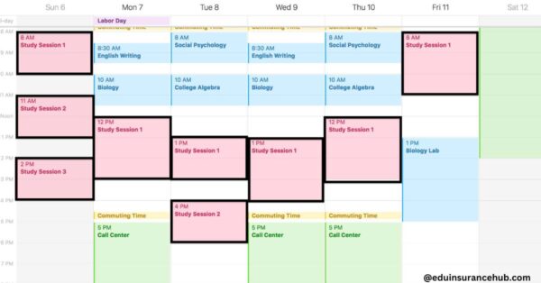 How to Create an Effective Study Schedule for College Students